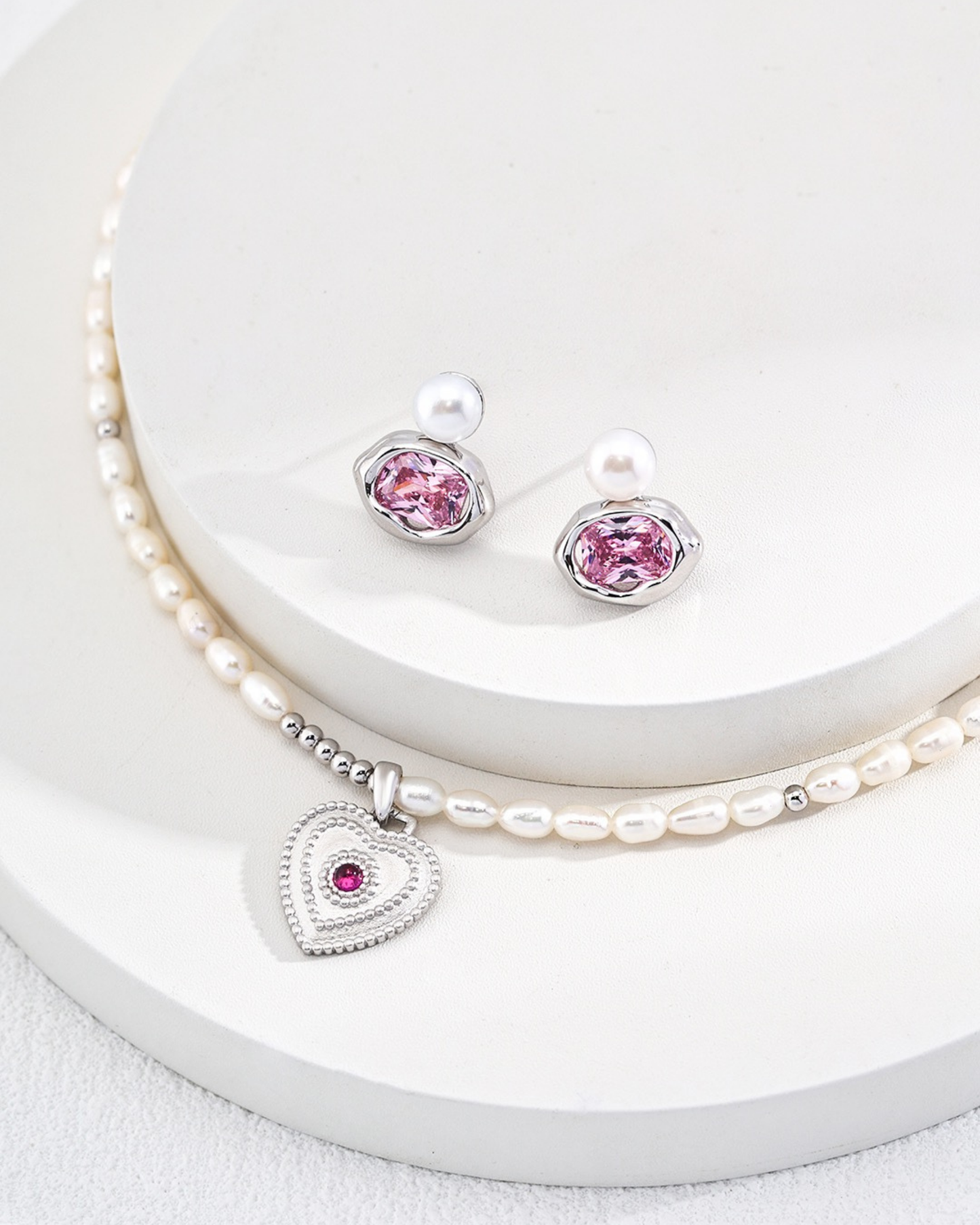 Heartfelt Pearl Necklace