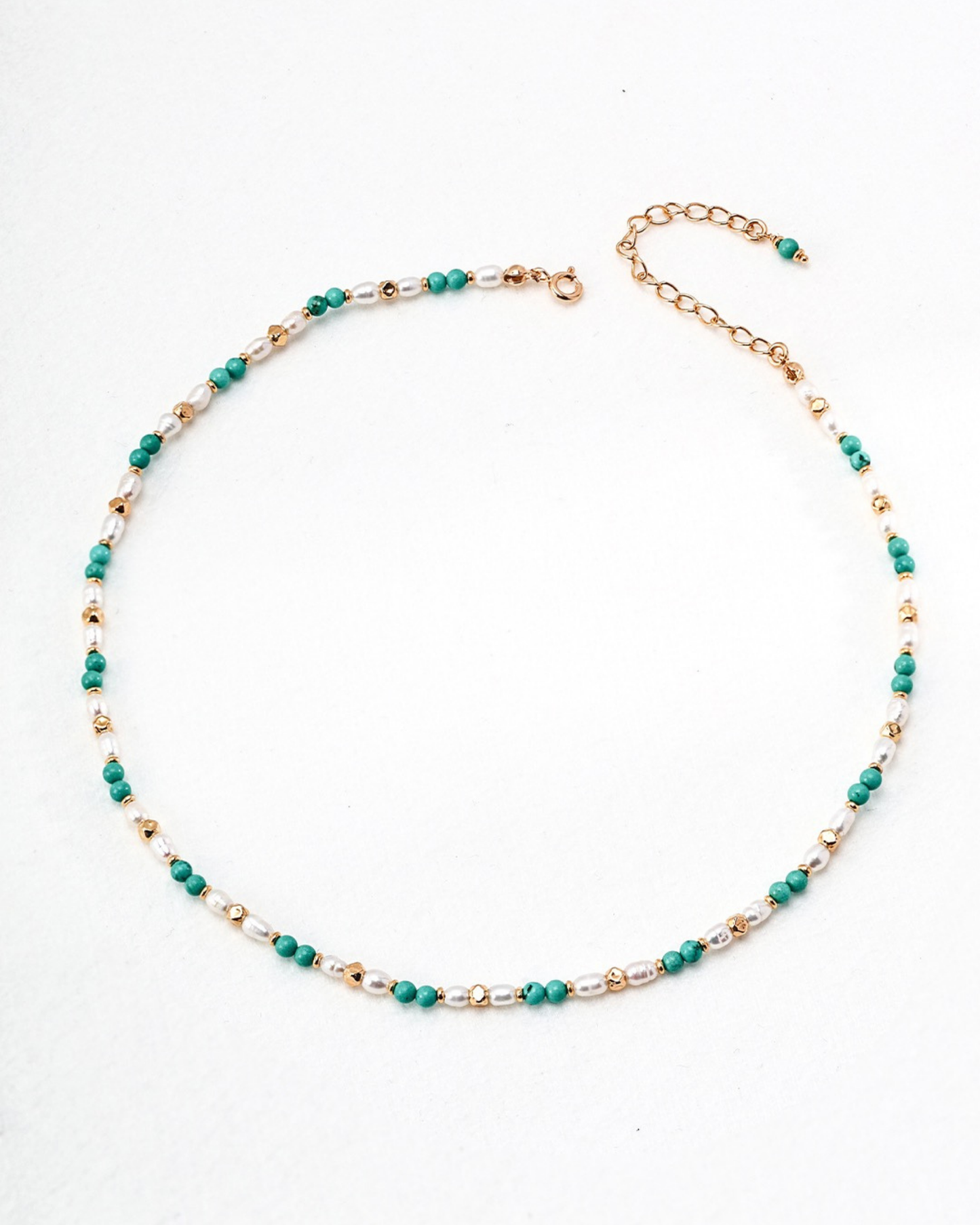 Turquoise Harmony Pearl Necklace