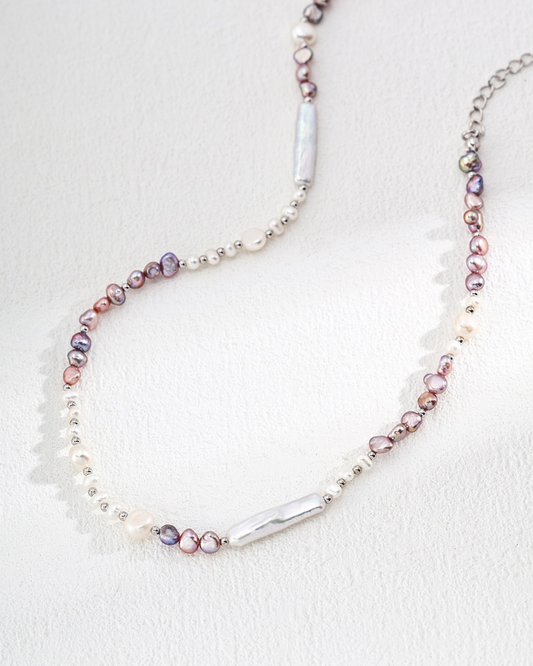 Pastel Pearl Necklace