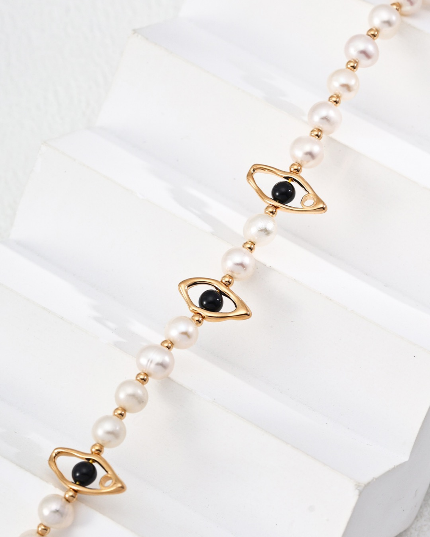 Mystic Eye Pearl Necklace