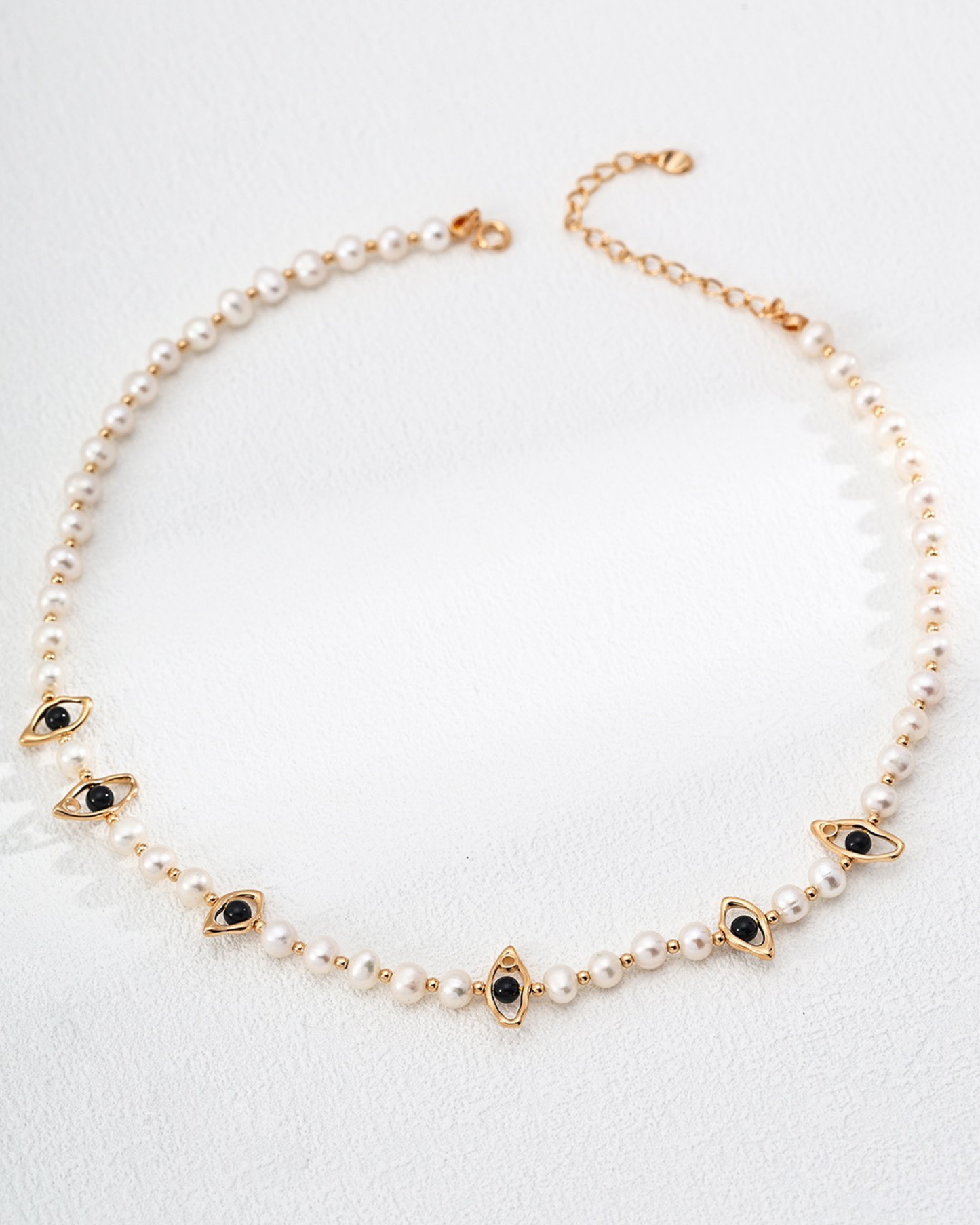 Mystic Eye Pearl Necklace