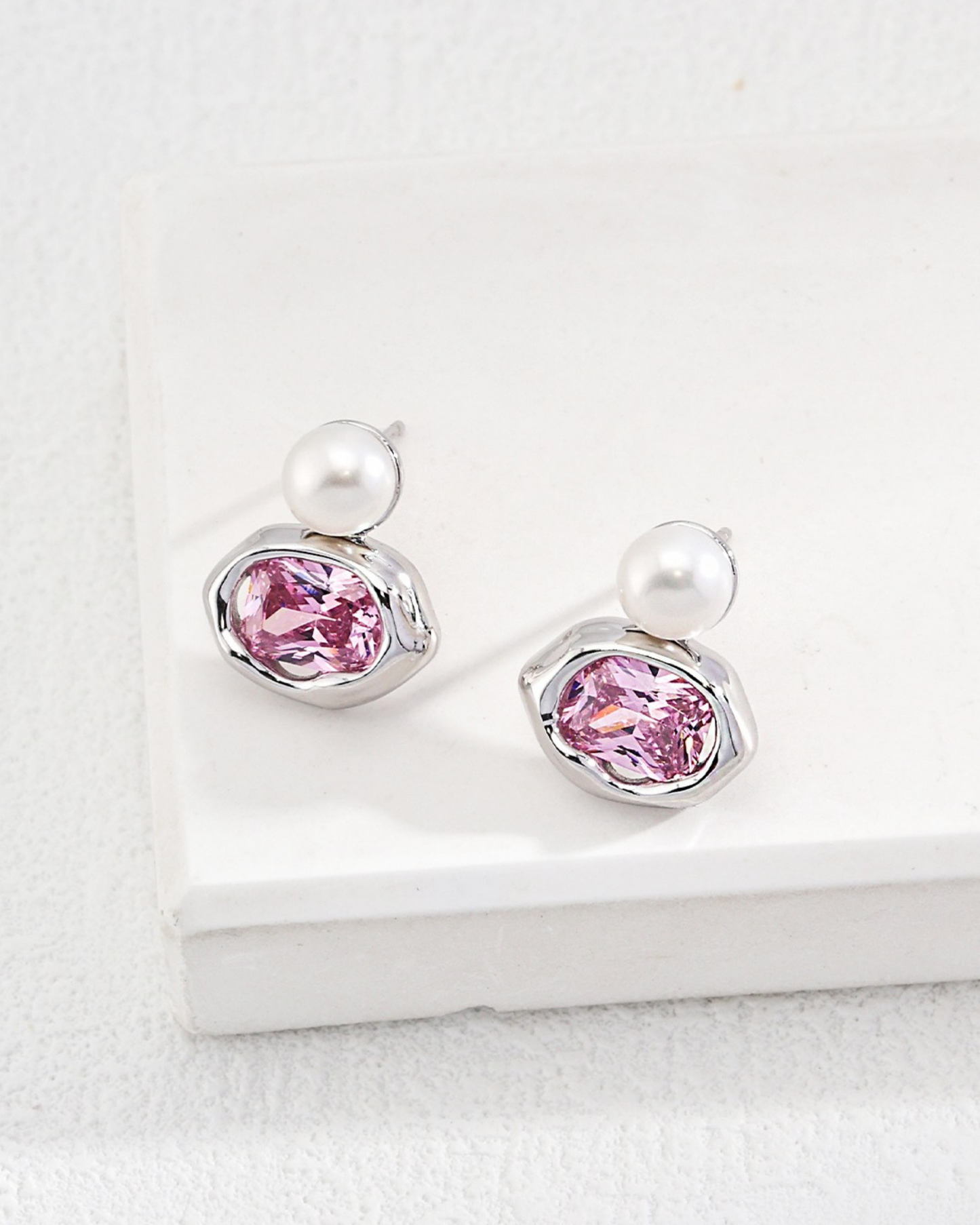 Lux Gem Pearl Studs