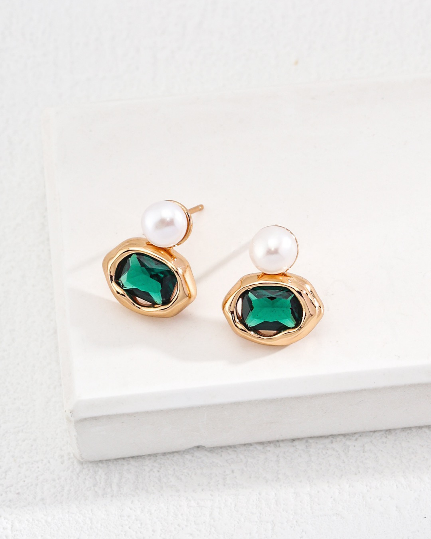 Lux Gem Pearl Studs