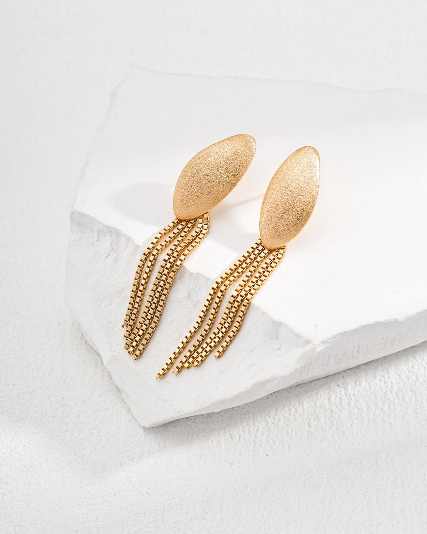 Golden Cascade Earrings