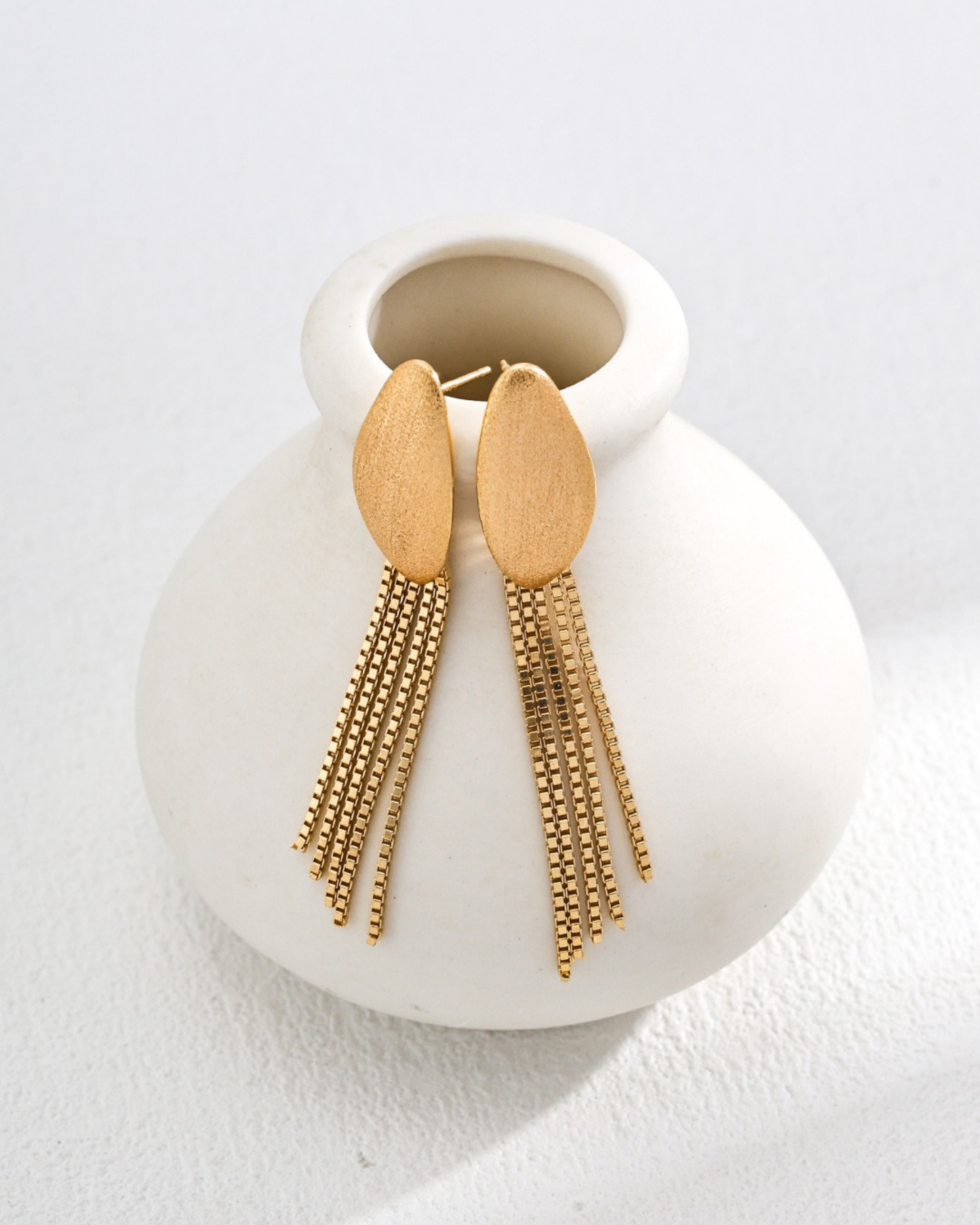 Golden Cascade Earrings