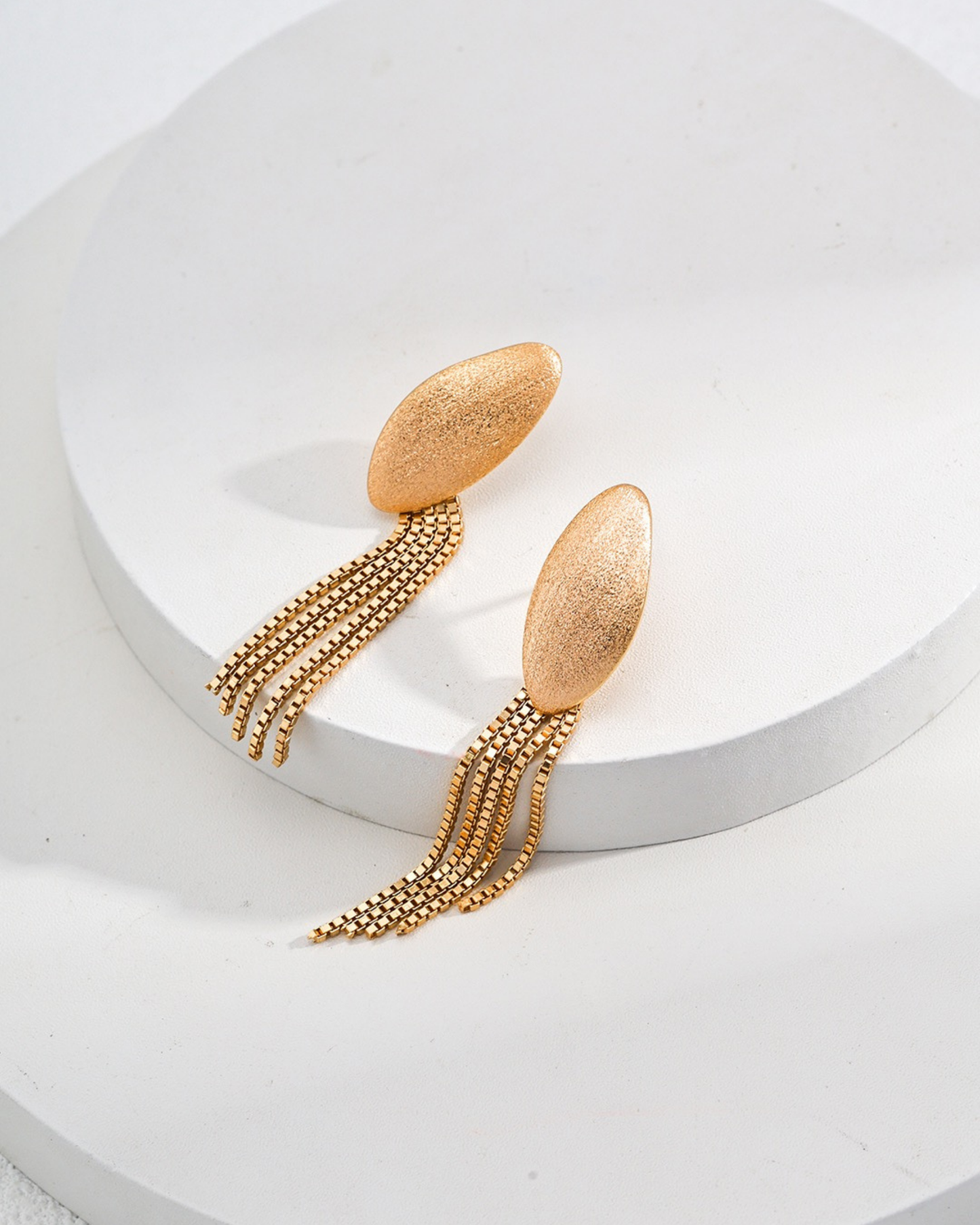 Golden Cascade Earrings