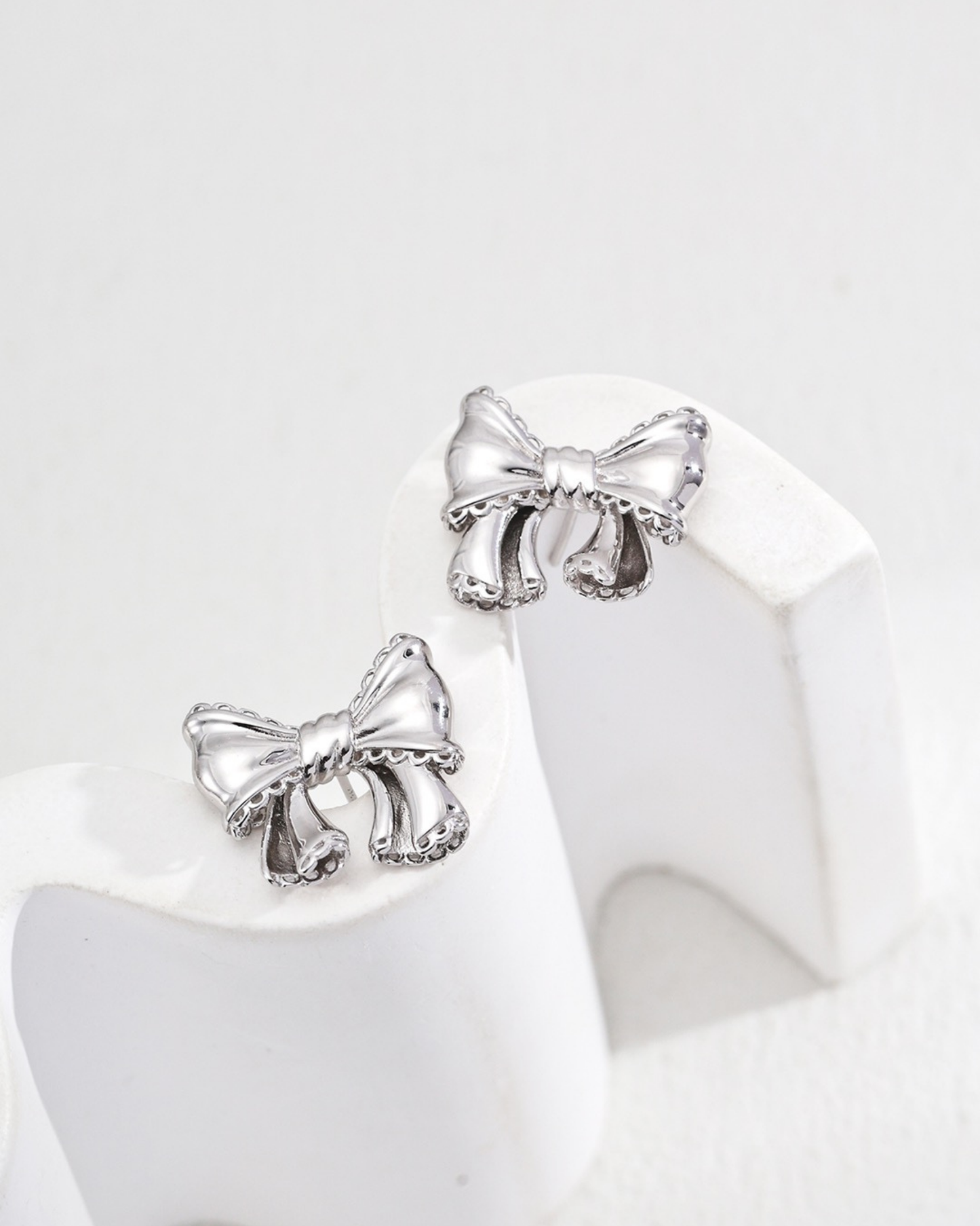 Charming Ribbon Bow Earrings