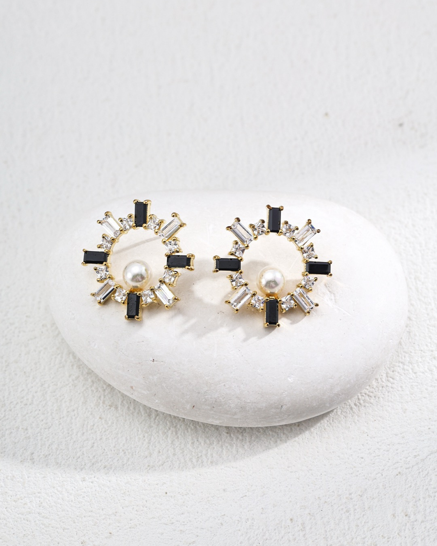 Celestial Radiance Pearl Earrings