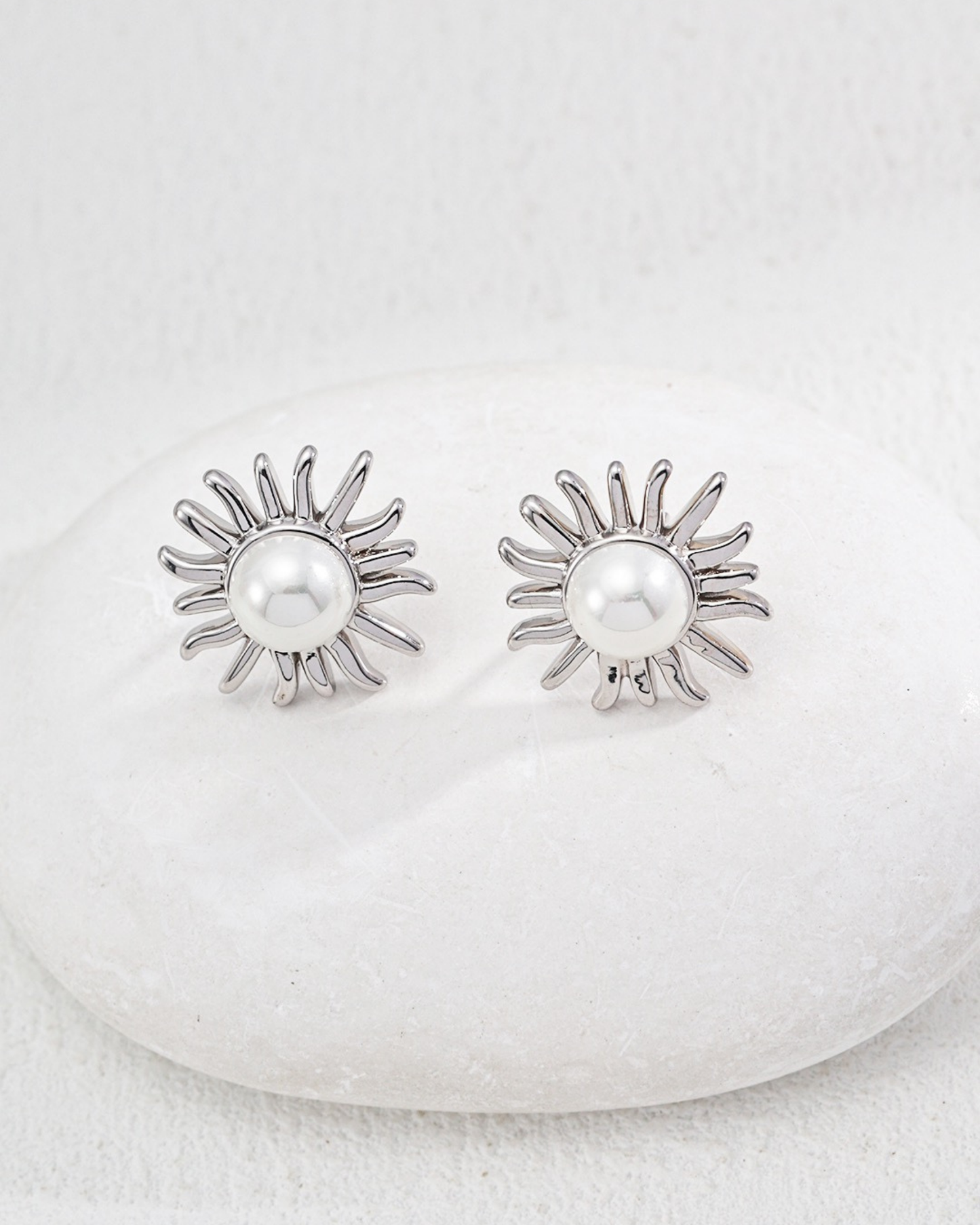 Sunlit Pearl Radiance Earrings