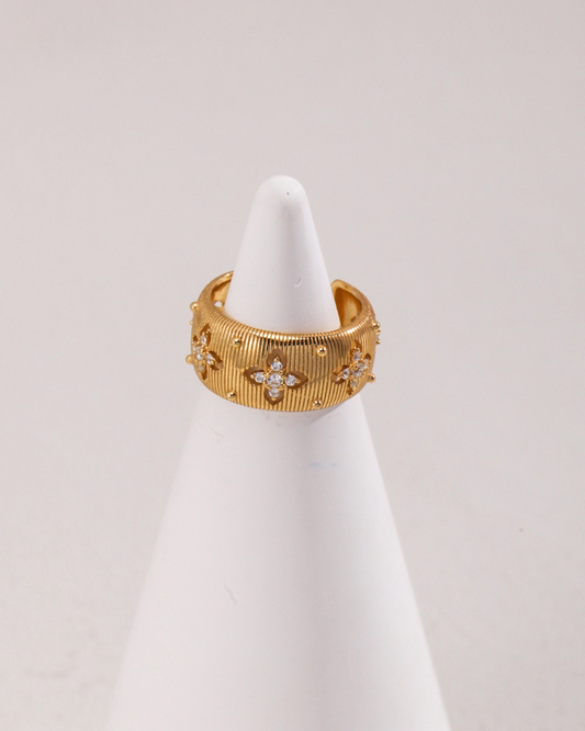 Gold Celestial Open Ring
