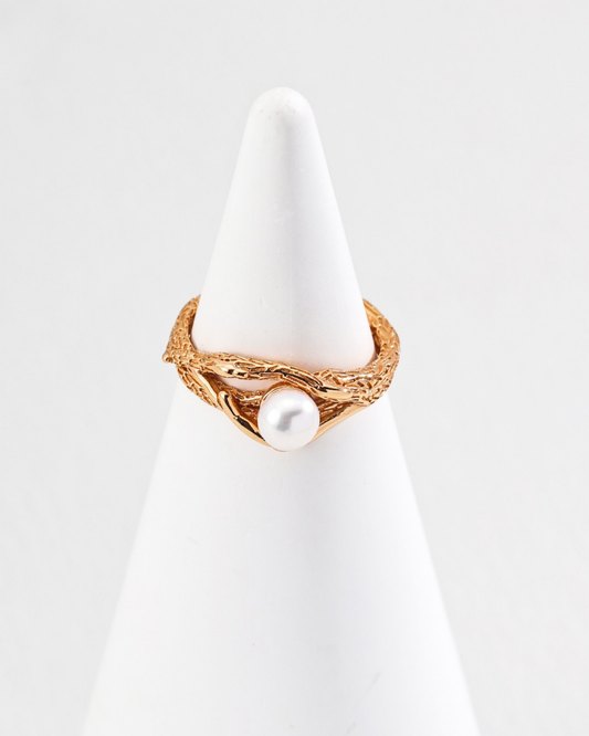 Enchanted Vine Pearl Ring