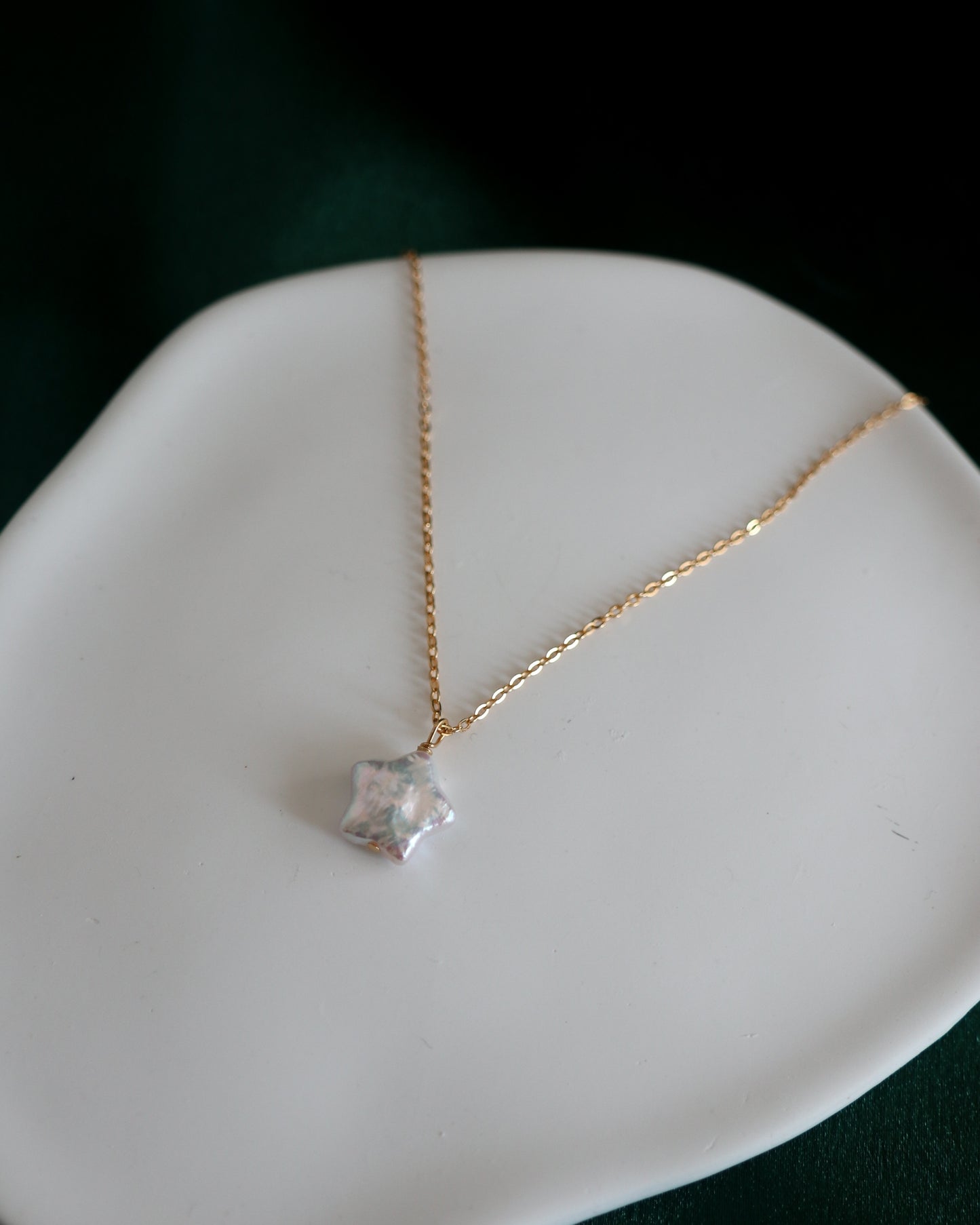 Pearlescent Star Necklace