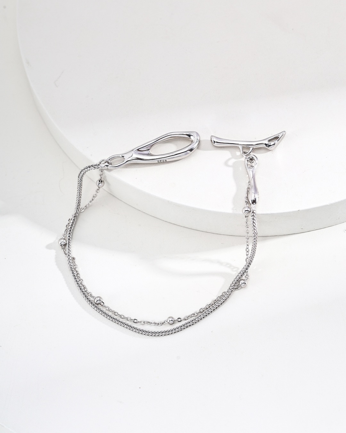 Silver Toggle Bracelet