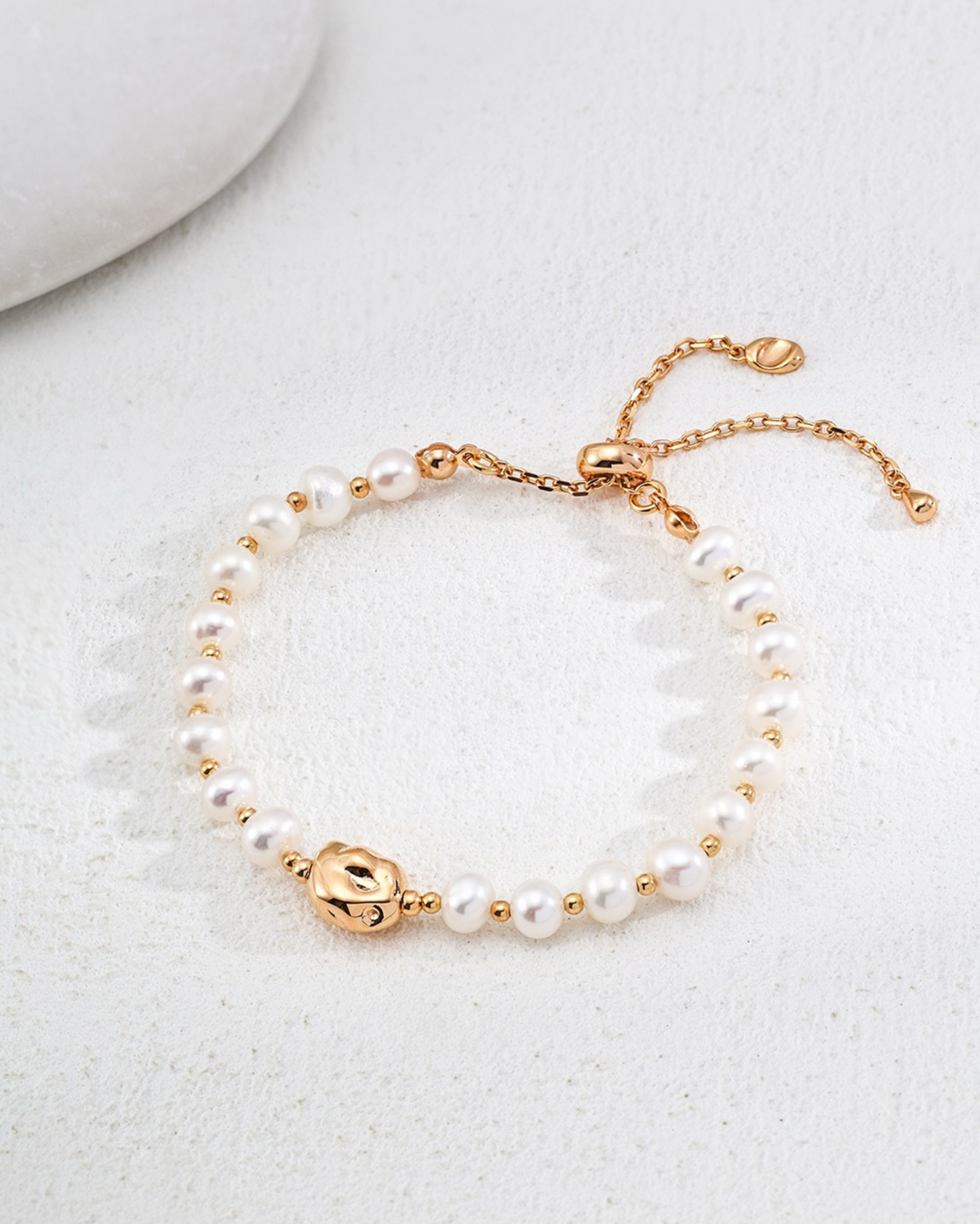 Ethereal Pearl Charm Bracelet