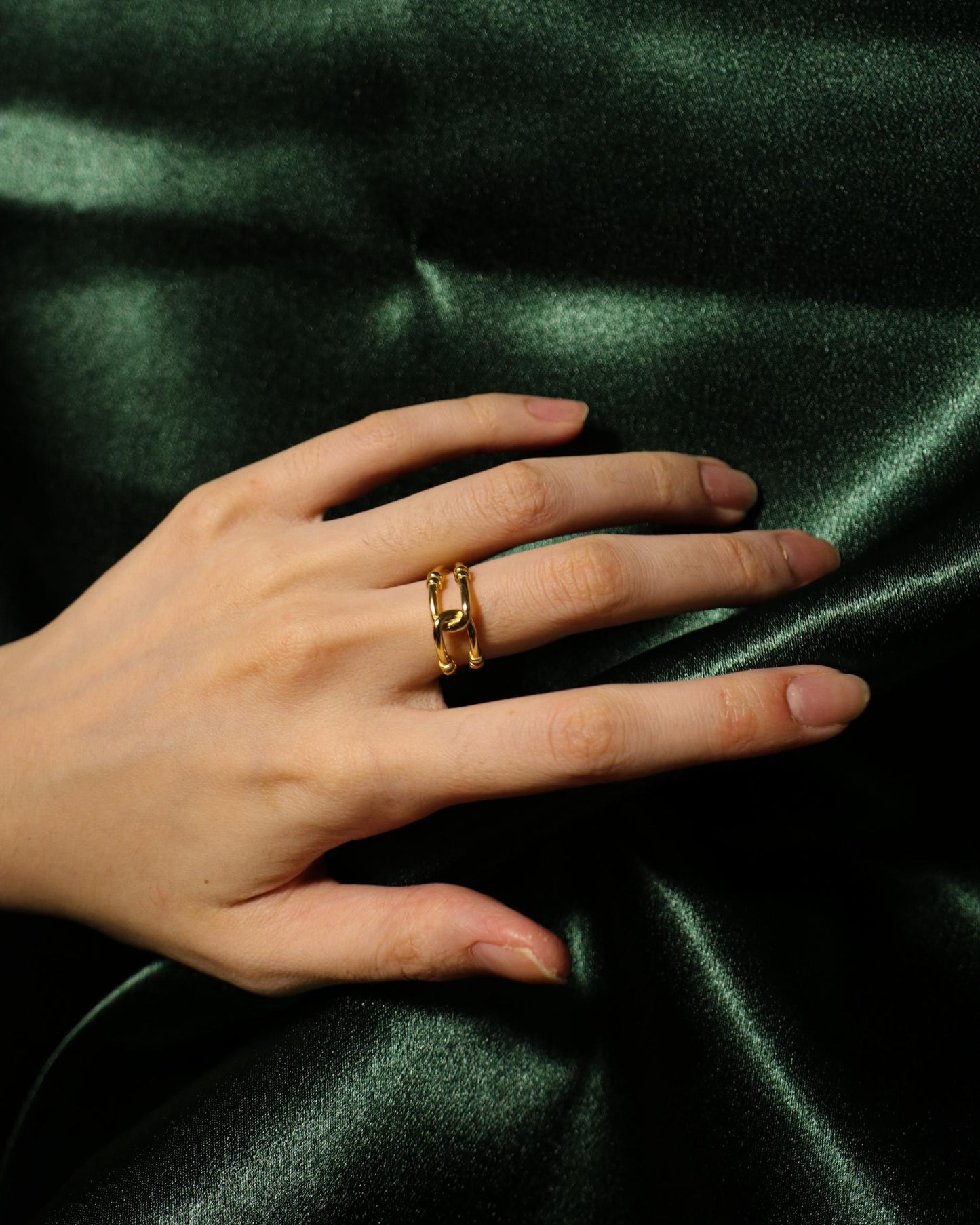 Interlocking Gold Ring