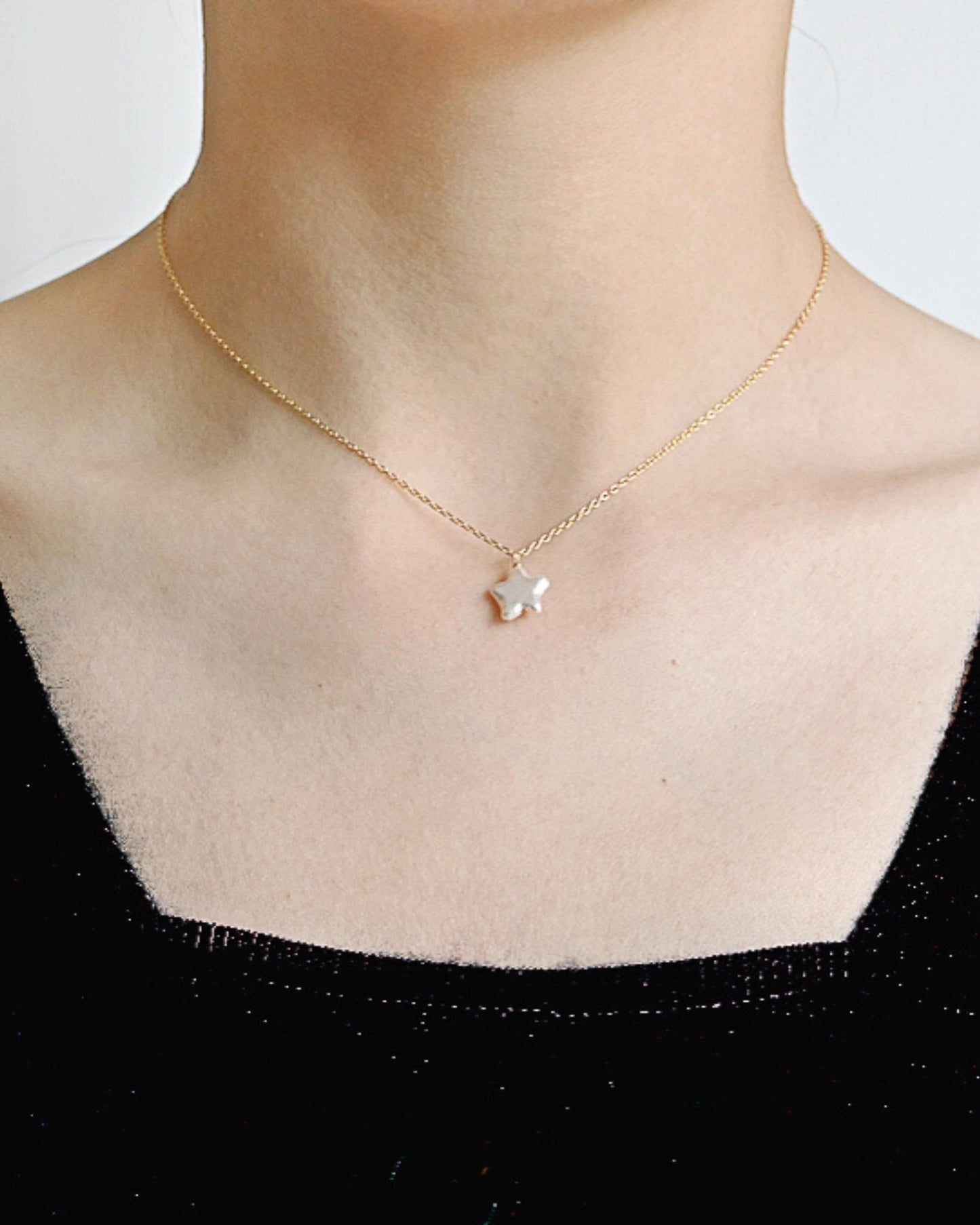 Pearlescent Star Necklace